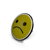 Sad Smiley Pin PNG & PSD Images