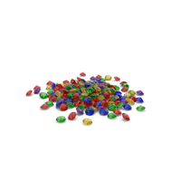 Pile Of Colored Diamonds PNG & PSD Images