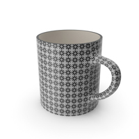Printed Black Cup PNG & PSD Images
