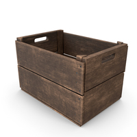 Antique Wooden Crate PNG & PSD Images