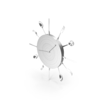 Kitchen Wall Clock PNG & PSD Images
