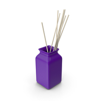 Ceramic Purple Vase PNG & PSD Images