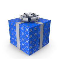 Gift Box Blue PNG & PSD Images