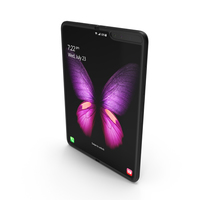 Samsung Galaxy Fold Black PNG & PSD Images