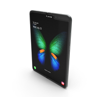 Samsung Galaxy Fold Silver PNG & PSD Images