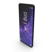 Samsung Galaxy S9 Plus Midnight Black PNG & PSD Images