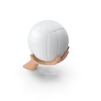 Hand Holding a Volleyball Ball PNG & PSD Images