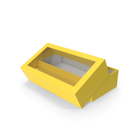 Yellow Opened Box PNG & PSD Images