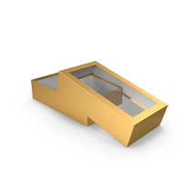 Opened Box Gold PNG & PSD Images