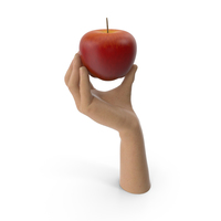 Hand Holding a Red Apple PNG & PSD Images