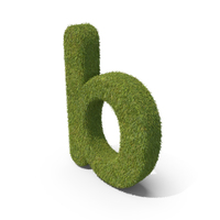 Grass Small Letter B PNG & PSD Images