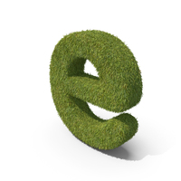 Grass Small Letter E PNG & PSD Images
