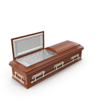 High Def Classic Coffin Roman Wood PNG & PSD Images