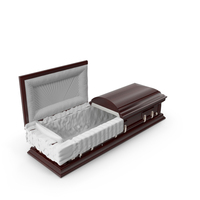 High Def Classic Coffin Wood PNG & PSD Images