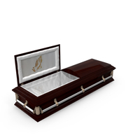 High Def Classic Coffin Wood Metal PNG & PSD Images