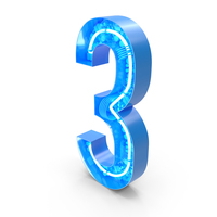 Tech Alphabet Number 3 PNG & PSD Images