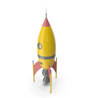 Retro Rocket PNG & PSD Images