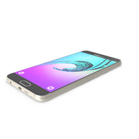 Samsung Galaxy A3 2016 Gold PNG & PSD Images