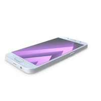 Samsung Galaxy A3 2017 Blue Mist PNG & PSD Images