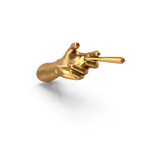 Golden Hand Holding Golden Joint PNG & PSD Images