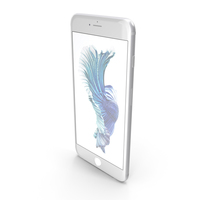 Apple iPhone 6S Plus Silver PNG & PSD Images