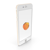 Apple iPhone 7 Plus Gold PNG & PSD Images
