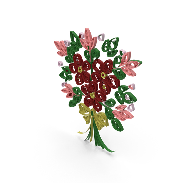 Quilling Flowers PNG & PSD Images