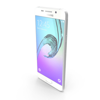 Samsung Galaxy A7 2016 White PNG & PSD Images