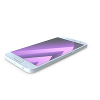 Samsung Galaxy A7 2017 Blue Mist PNG & PSD Images