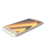 Samsung Galaxy A7 2017 Gold Sand PNG & PSD Images