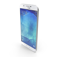 Samsung Galaxy A8 White PNG & PSD Images