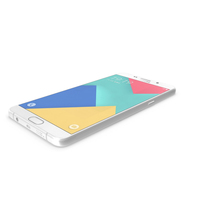 Samsung Galaxy A9 (2016) Pearl White PNG & PSD Images