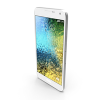 Samsung Galaxy E7 White PNG & PSD Images