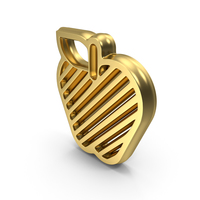 Golden Apple Design Symbol Logo Icon PNG & PSD Images