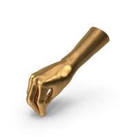 Golden Hand Pouring Pose PNG & PSD Images