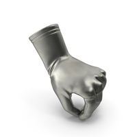Glove Metallic Pouring Pose PNG & PSD Images