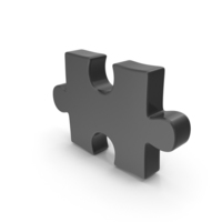 Puzzle Piece Black PNG & PSD Images