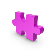 Puzzle Piece Purple PNG & PSD Images