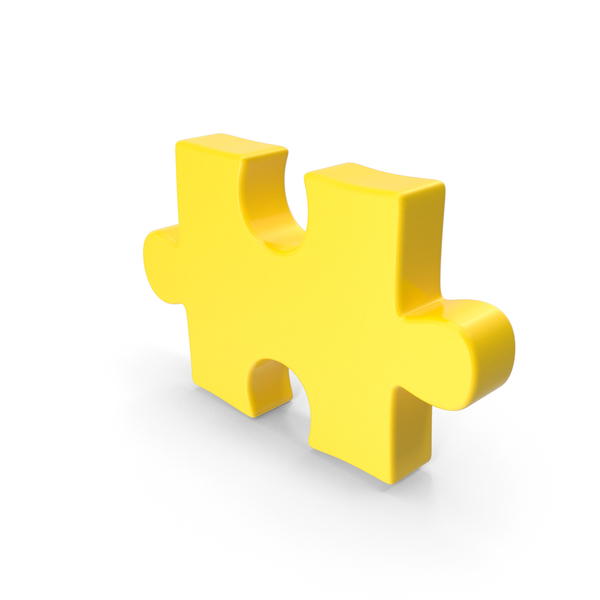 Puzzle Piece Yellow PNG & PSD Images