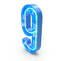 Tech Number 9 PNG & PSD Images