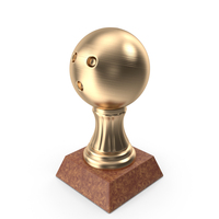 Bowling Ball Trophy PNG & PSD Images
