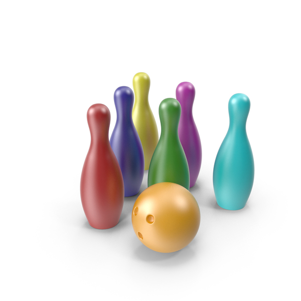 Bowling Ball With Pins PNG & PSD Images