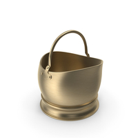 Brass Coal Bucket PNG & PSD Images