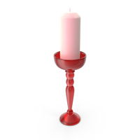 Candle On A Stand PNG & PSD Images