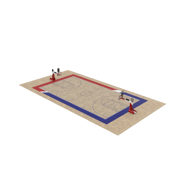 Basketball Court and Baskets PNG & PSD Images