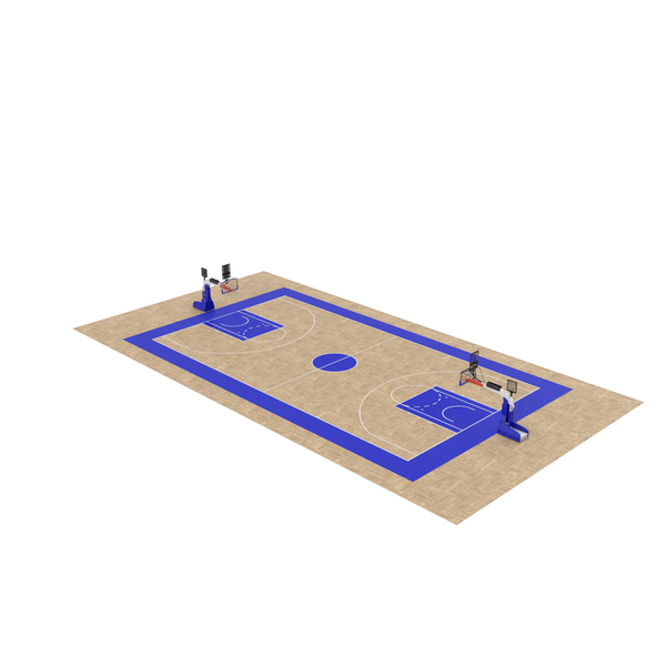 Basketball Court and Baskets PNG & PSD Images