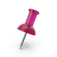 Push Pin Glass Red PNG & PSD Images