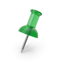 Push Pin Transparent Green PNG & PSD Images