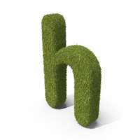 Grass Small Letter H PNG & PSD Images