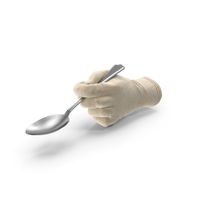 Glove Holding a Spoon PNG & PSD Images